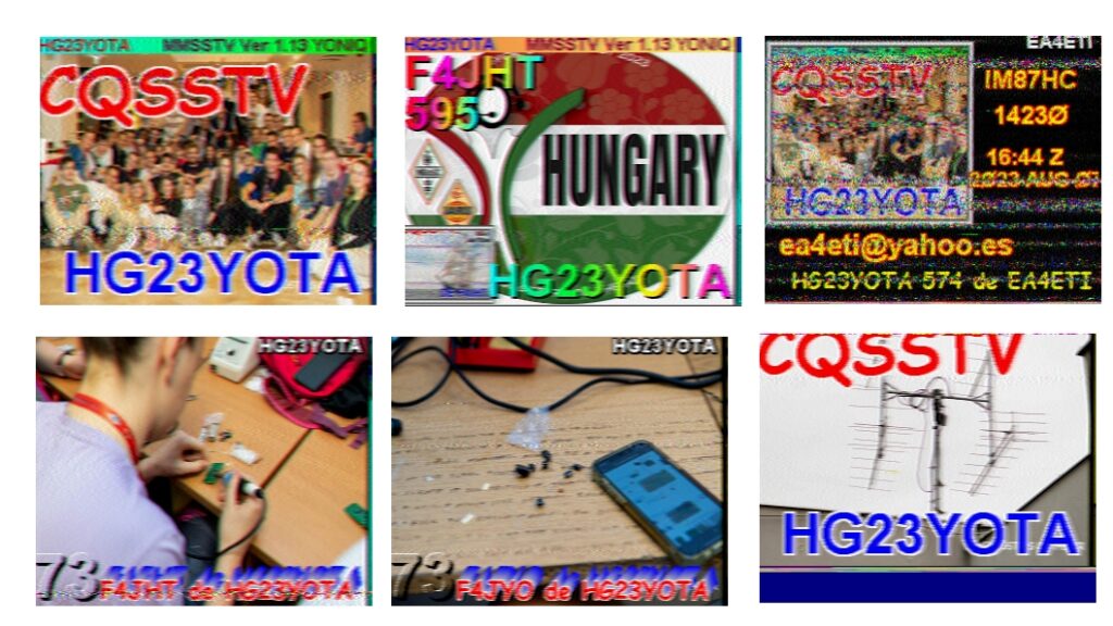 SSTV képek a YOTA Summercamp 2023